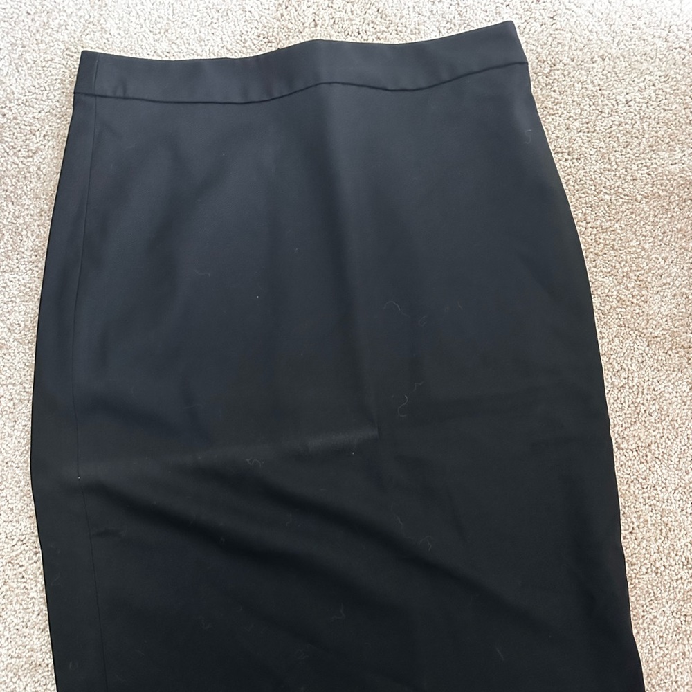 Black pencil skirt